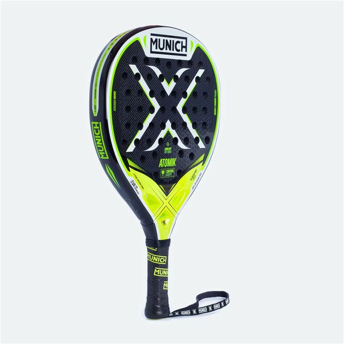 Padel Racket Munich Atomik 2022 Black - Padelspeed - UK padel and racket sports shop (Sports and outdoors, Paddle tennis)