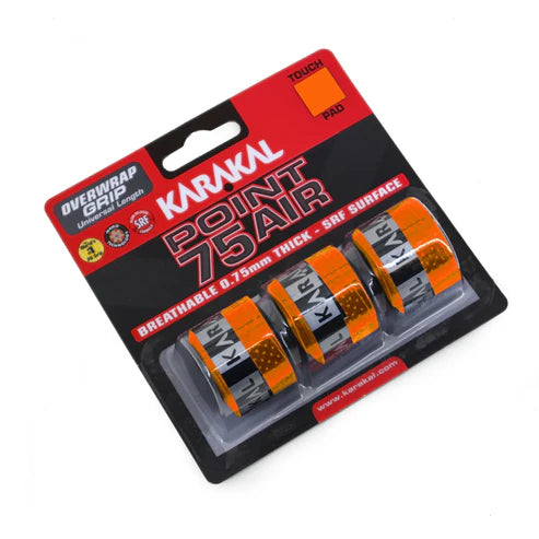 Karakal Point 75 Air Overwrap Grip (3 Pack) - Padelspeed - UK padel and racket sports shop (Sports & Outdoors)
