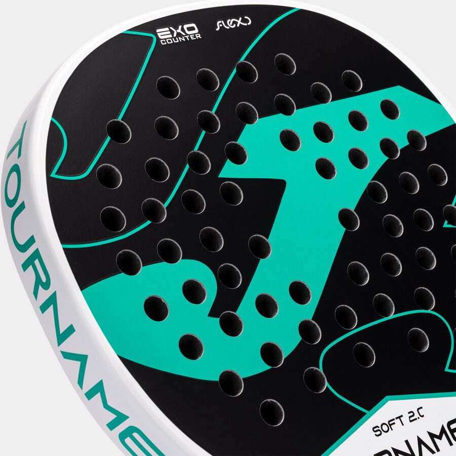 Padel Racket Joma Tournament Soft (White/Green)