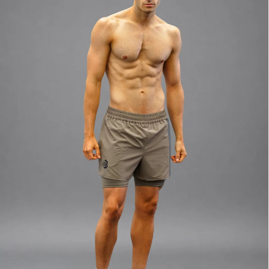 Men's Drybreak Advanced Coffee Shorts (Left)