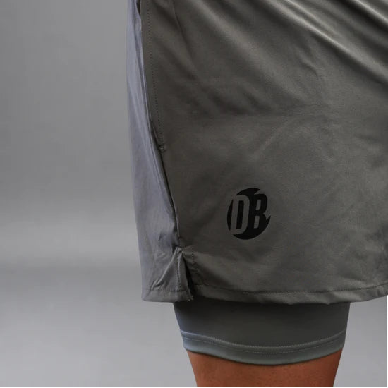 Men's Drybreak Advanced Stone Shorts (Left) - Padelspeed - UK padel and racket sports shop ()