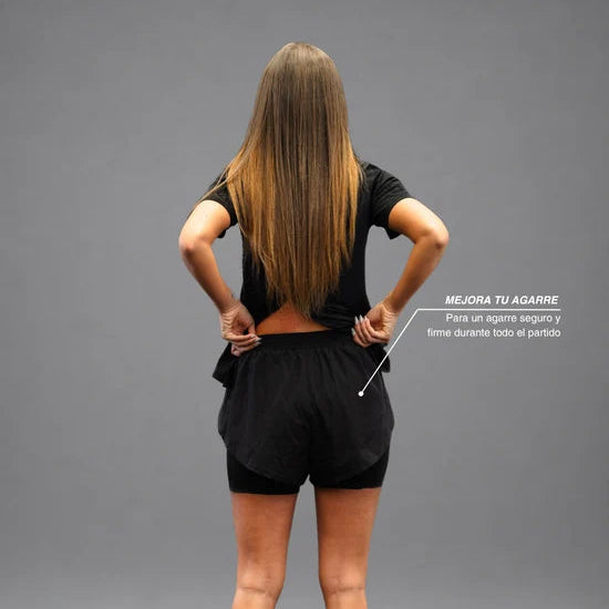 Women's Drybreak Black Shorts - Padelspeed - UK padel and racket sports shop ()