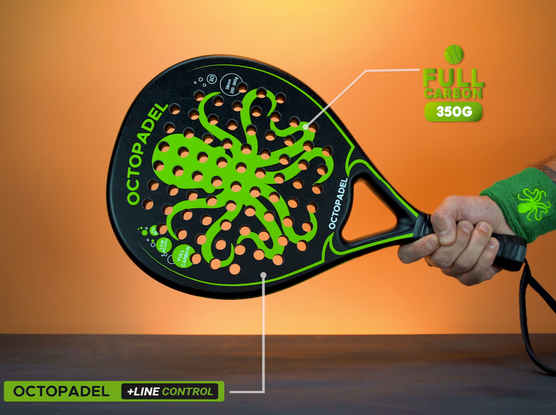 Padel Racket Octopadel Control (Green, Light Feel) - Padelspeed - UK padel and racket sports shop ()