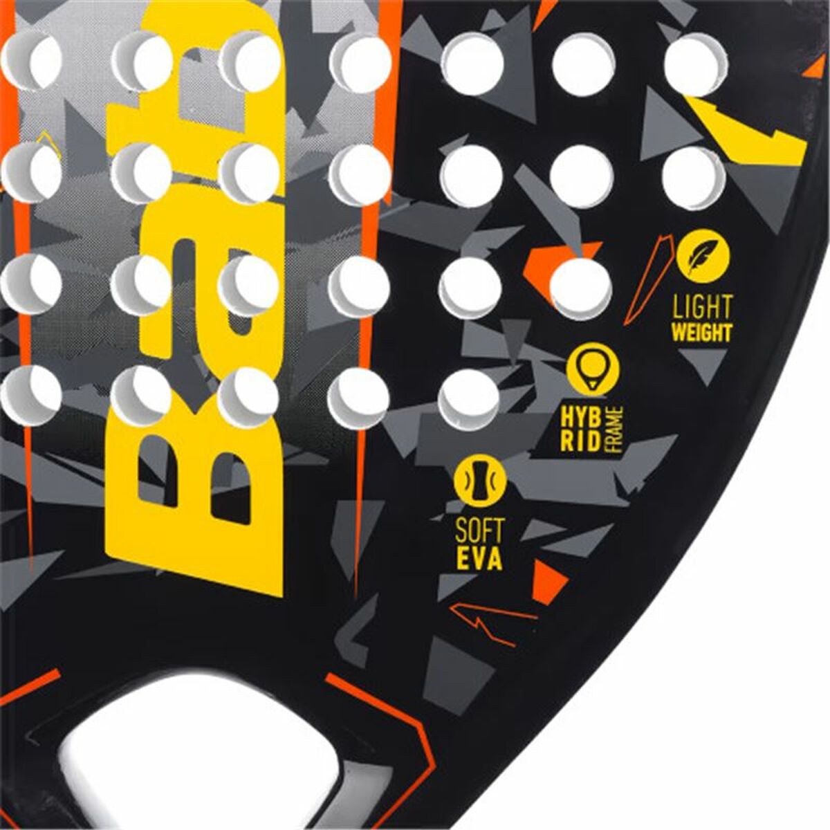 Padel Racket Babolat Storm Multicolour Black/Orange - Padelspeed - UK padel and racket sports shop (Sports and outdoors, Paddle tennis)