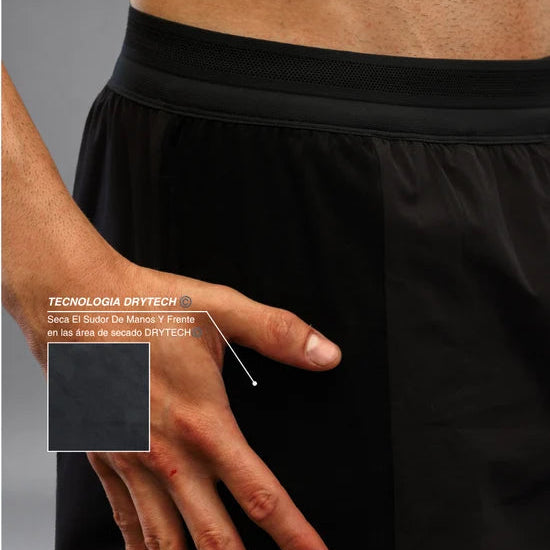 Men's Drybreak Black Shorts (Right) - Padelspeed - UK padel and racket sports shop ()
