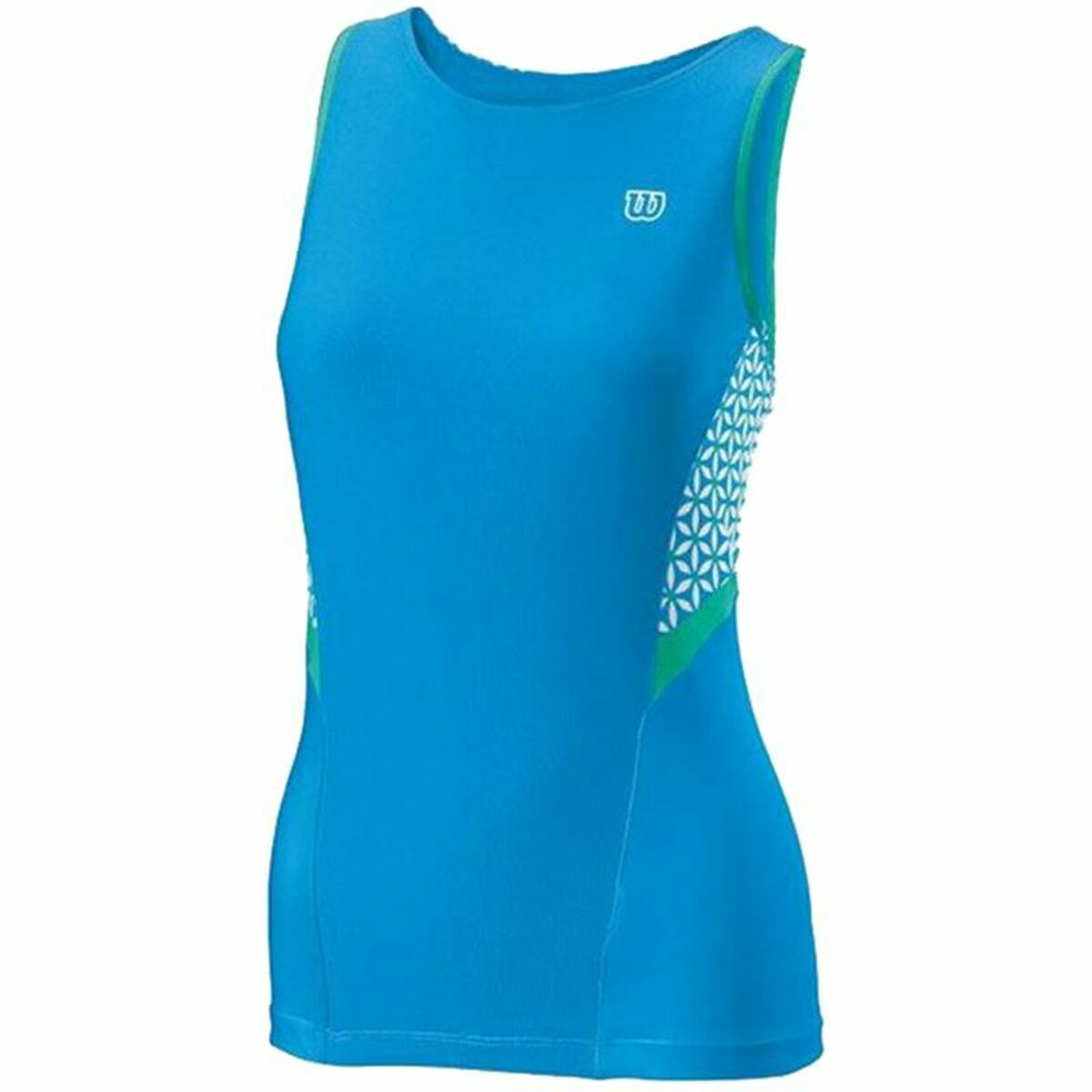 Tank Top Women Wilson Court Glamour Reversible Blue/Green