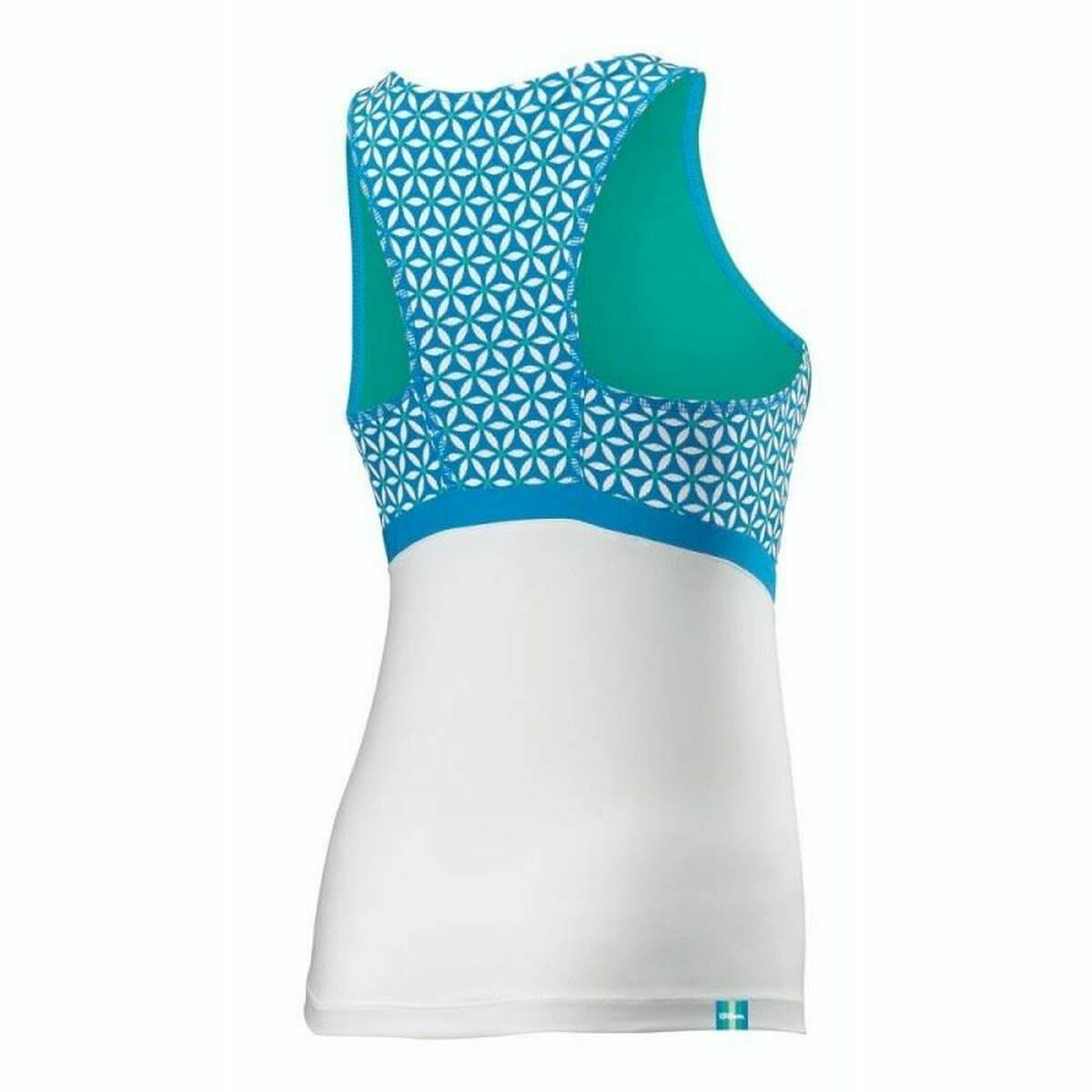 Tank Top Women Wilson Court Glamour Reversible Blue/Green