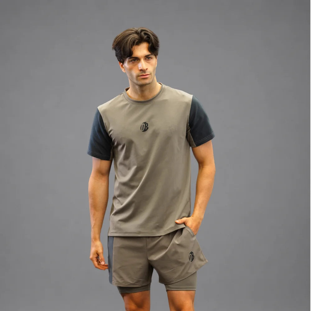 Men's Drybreak Advanced Coffee T-Shirt - Padelspeed - UK padel and racket sports shop ()