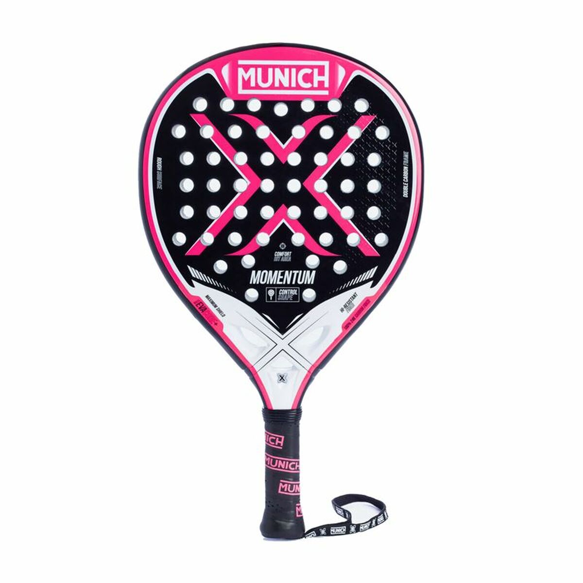 Padel Racket Munich Momentum 2022 Fuchsia - Padelspeed - UK padel and racket sports shop (Sports and outdoors, Paddle tennis)