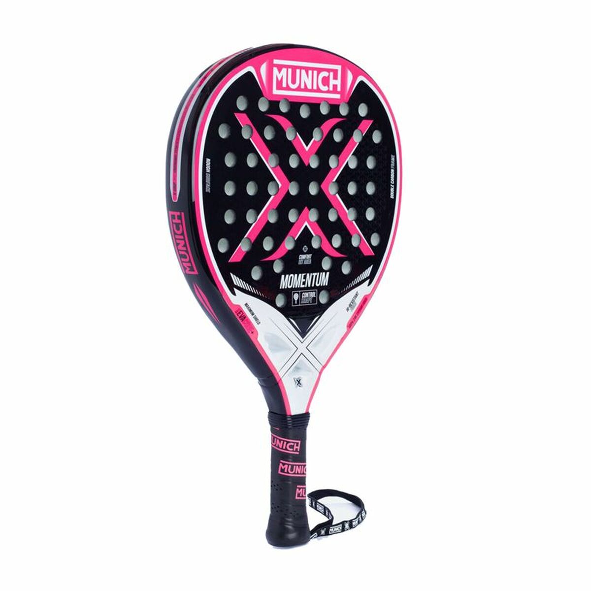 Padel Racket Munich Momentum 2022 Fuchsia - Padelspeed - UK padel and racket sports shop (Sports and outdoors, Paddle tennis)