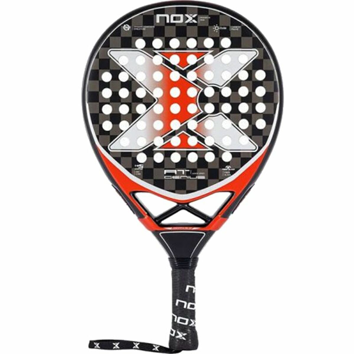 Padel Racket NOX  AT10 Genius Jr by Agustin Tapia - Padelspeed - UK padel and racket sports shop (Sports and outdoors, Paddle tennis)