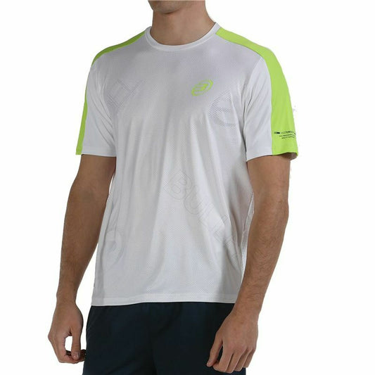 Men's Short Sleeve T-Shirt Bullpadel White Men