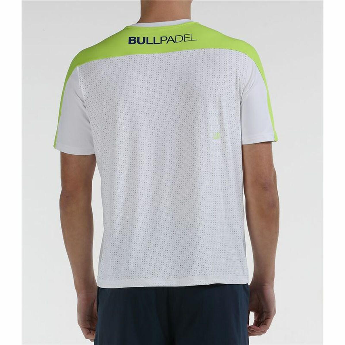 Men's Short Sleeve T-Shirt Bullpadel White Men