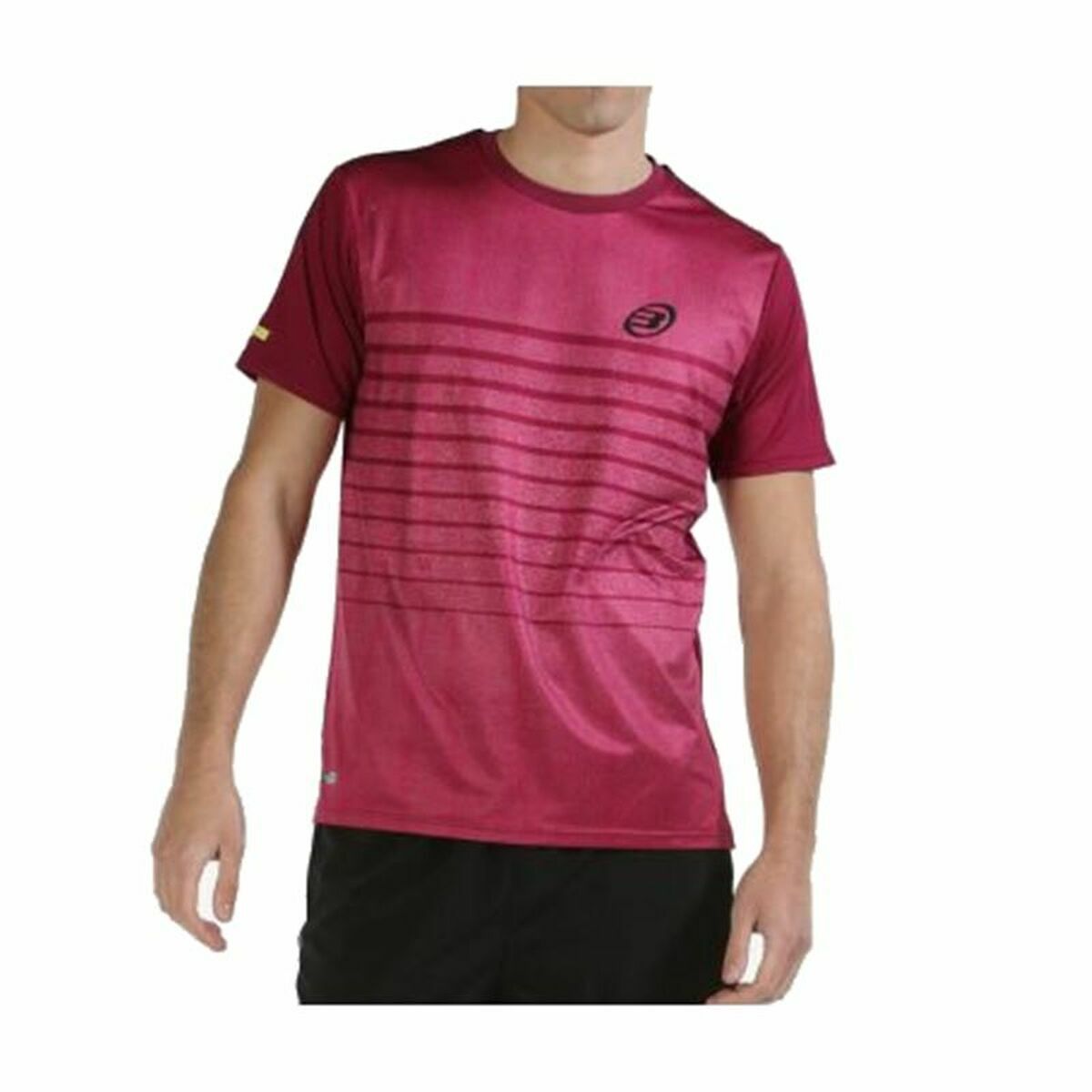 Men's Short Sleeve T-Shirt Bullpadel Litis Fuchsia Men