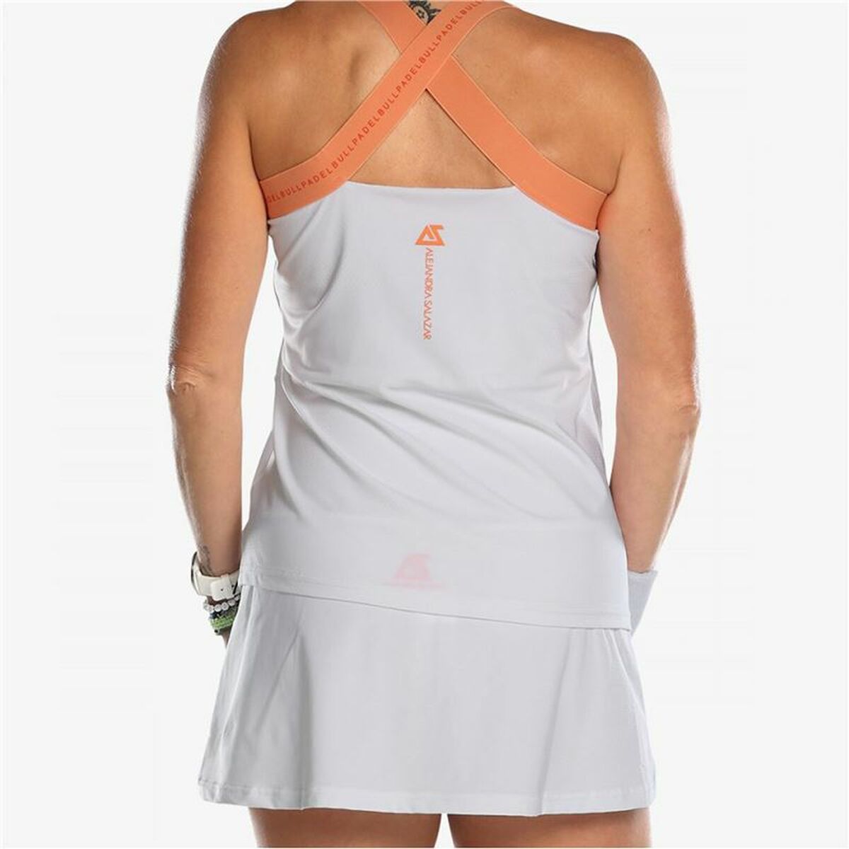 Women's Padel Tank Top Bullpadel Acoda White