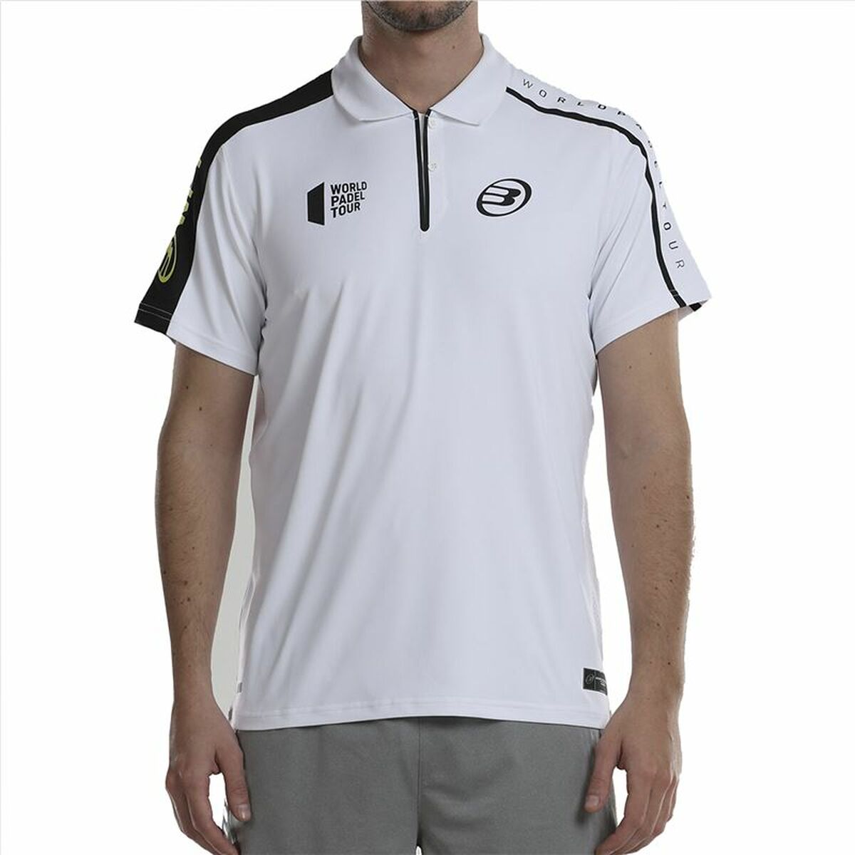 Men's Short Sleeve Polo Shirt Bullpadel Liceo Padel White