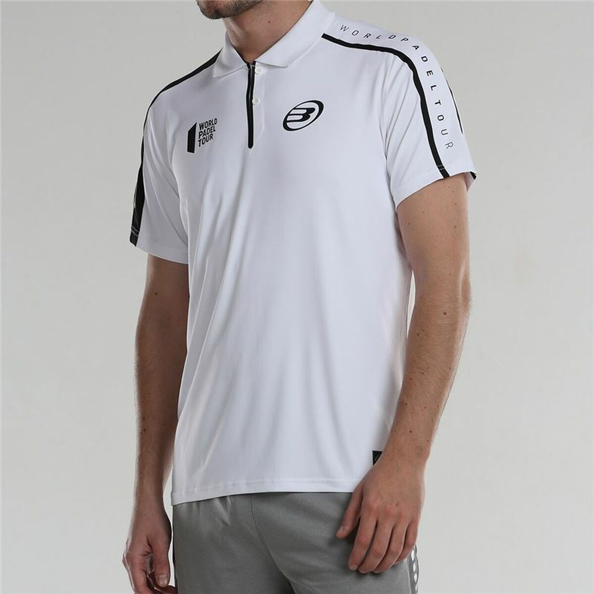 Men's Short Sleeve Polo Shirt Bullpadel Liceo Padel White