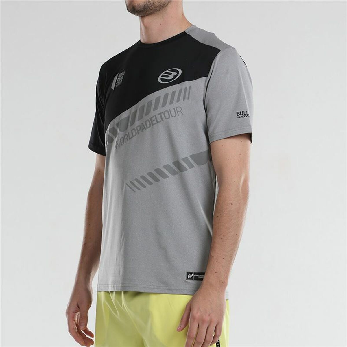 Men's Short Sleeve T-Shirt Bullpadel Lucio Grey