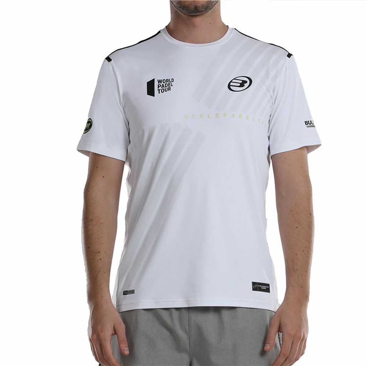 Men's Short Sleeve T-Shirt Bullpadel White