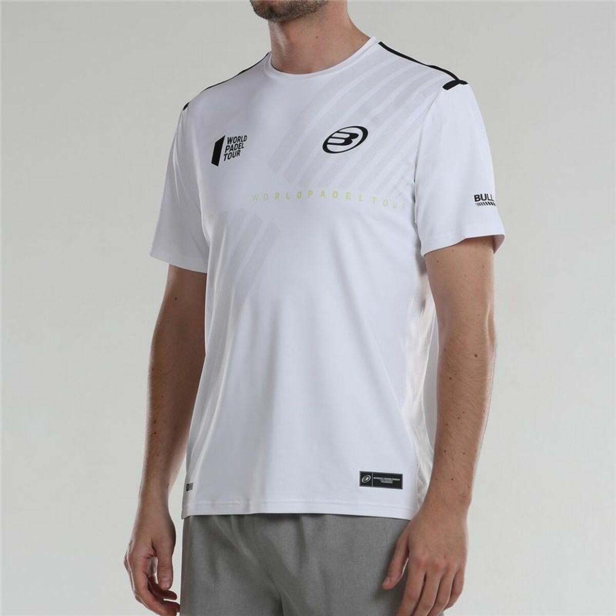 Men's Short Sleeve T-Shirt Bullpadel White