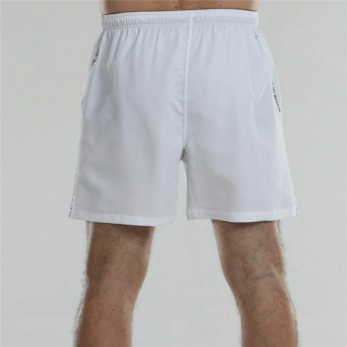 Men's Padel Shorts Bullpadel Agnus White - Padelspeed - UK padel and racket sports shop (Sports and outdoors, Sports clothing)