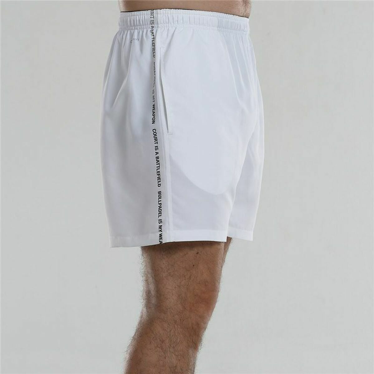 Men's Padel Shorts Bullpadel Agnus White