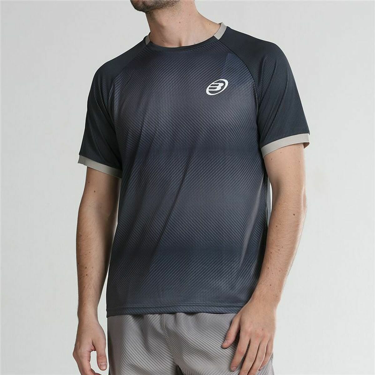 Men's Short Sleeve T-Shirt Bullpadel Actua  Grey