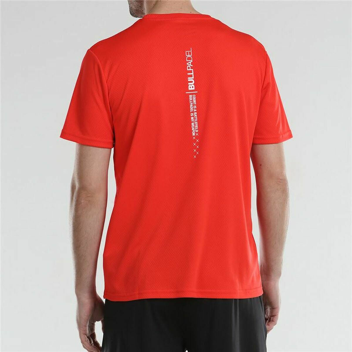 Men's Short Sleeve T-Shirt Bullpadel Afile Red