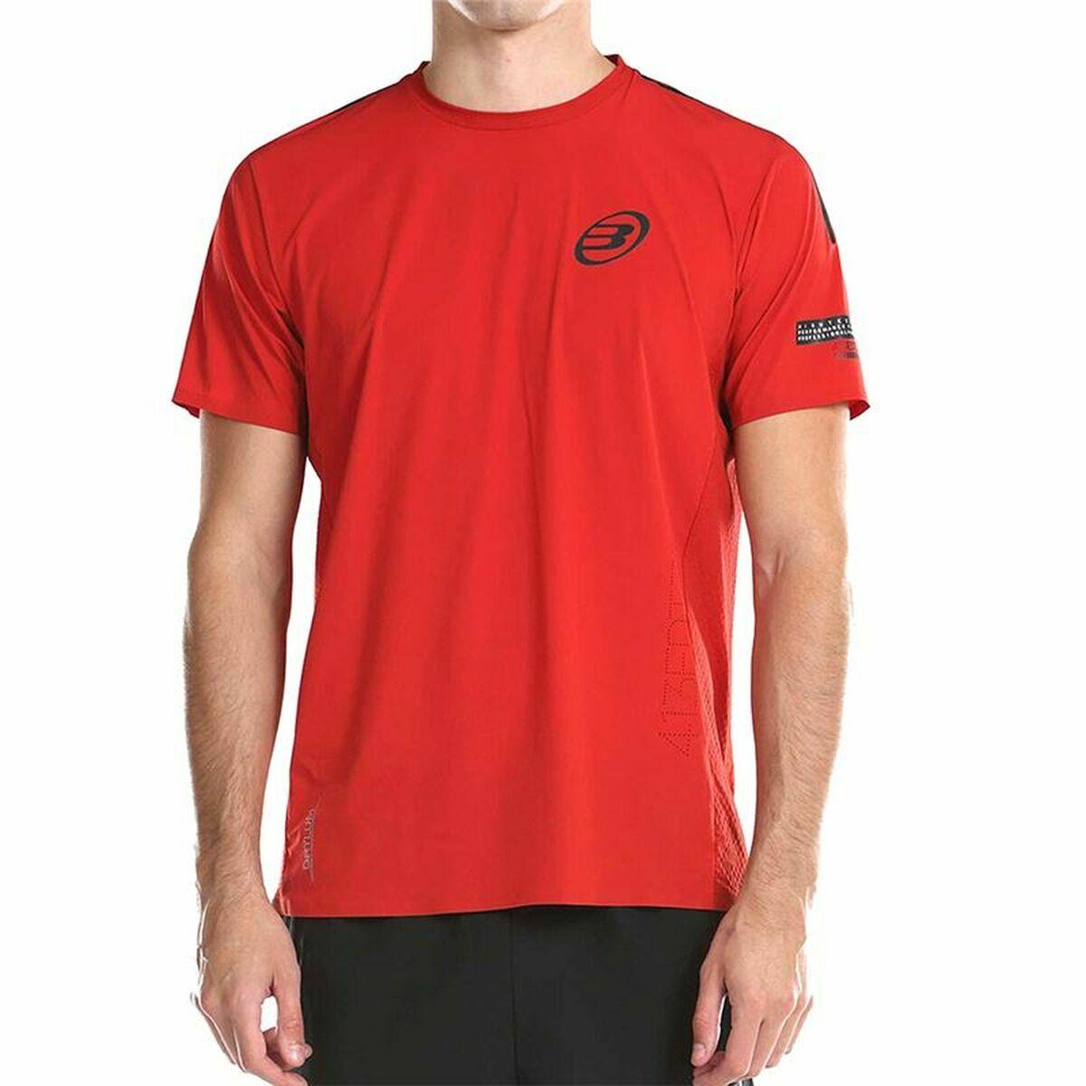 Men's Short Sleeve T-Shirt Bullpadel Odeon Red