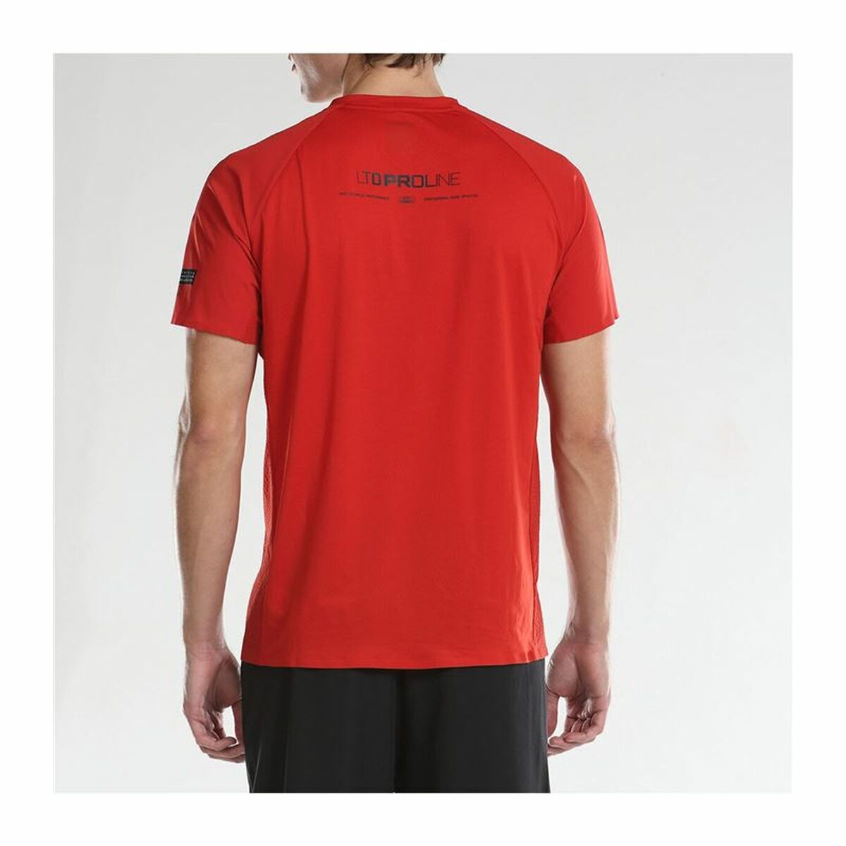 Men's Short Sleeve T-Shirt Bullpadel Odeon Red