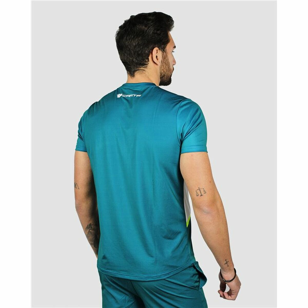 Men's Short Sleeve Padel T-Shirt Cartri Sebak