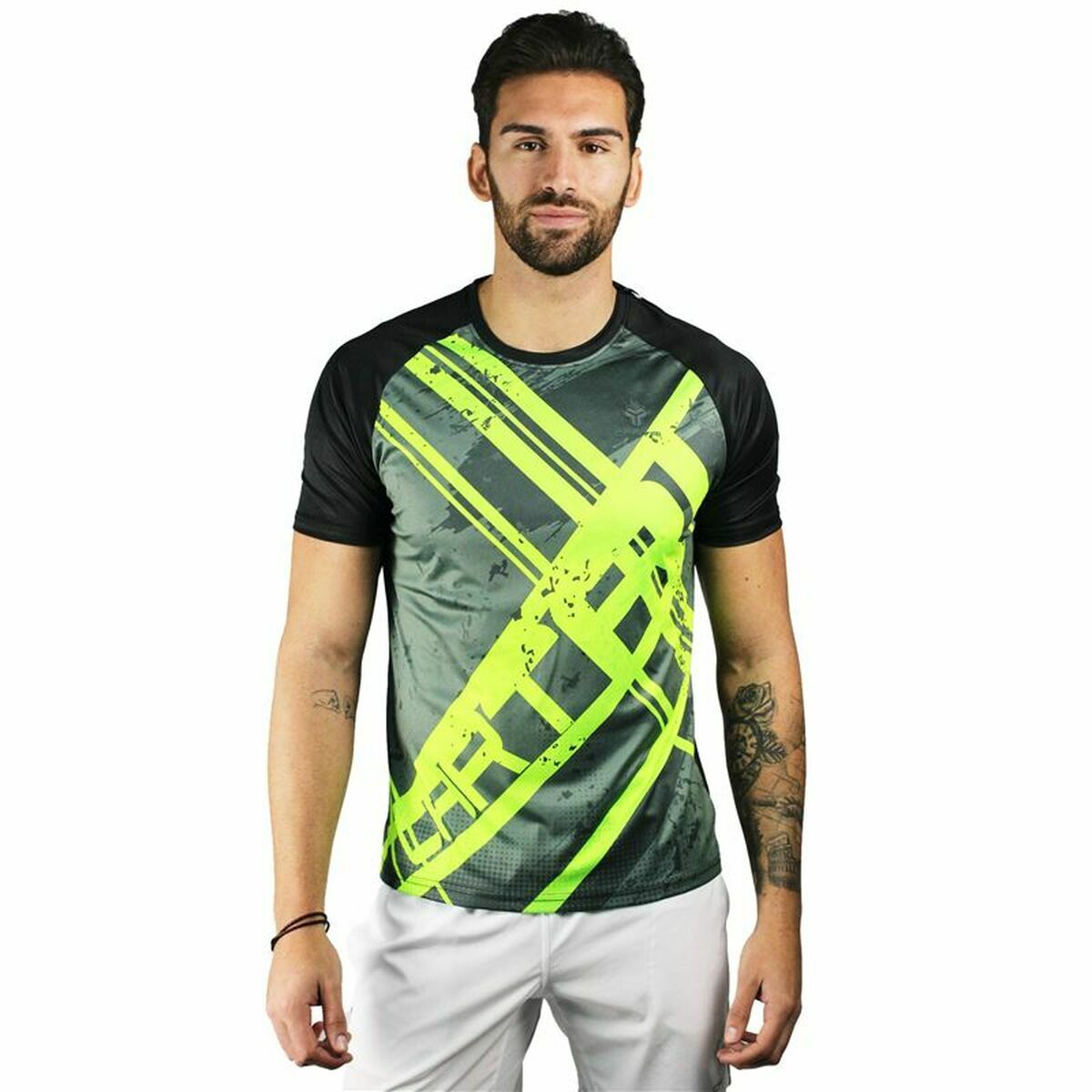 Men's Short Sleeve Padel T-Shirt Cartri Luxer