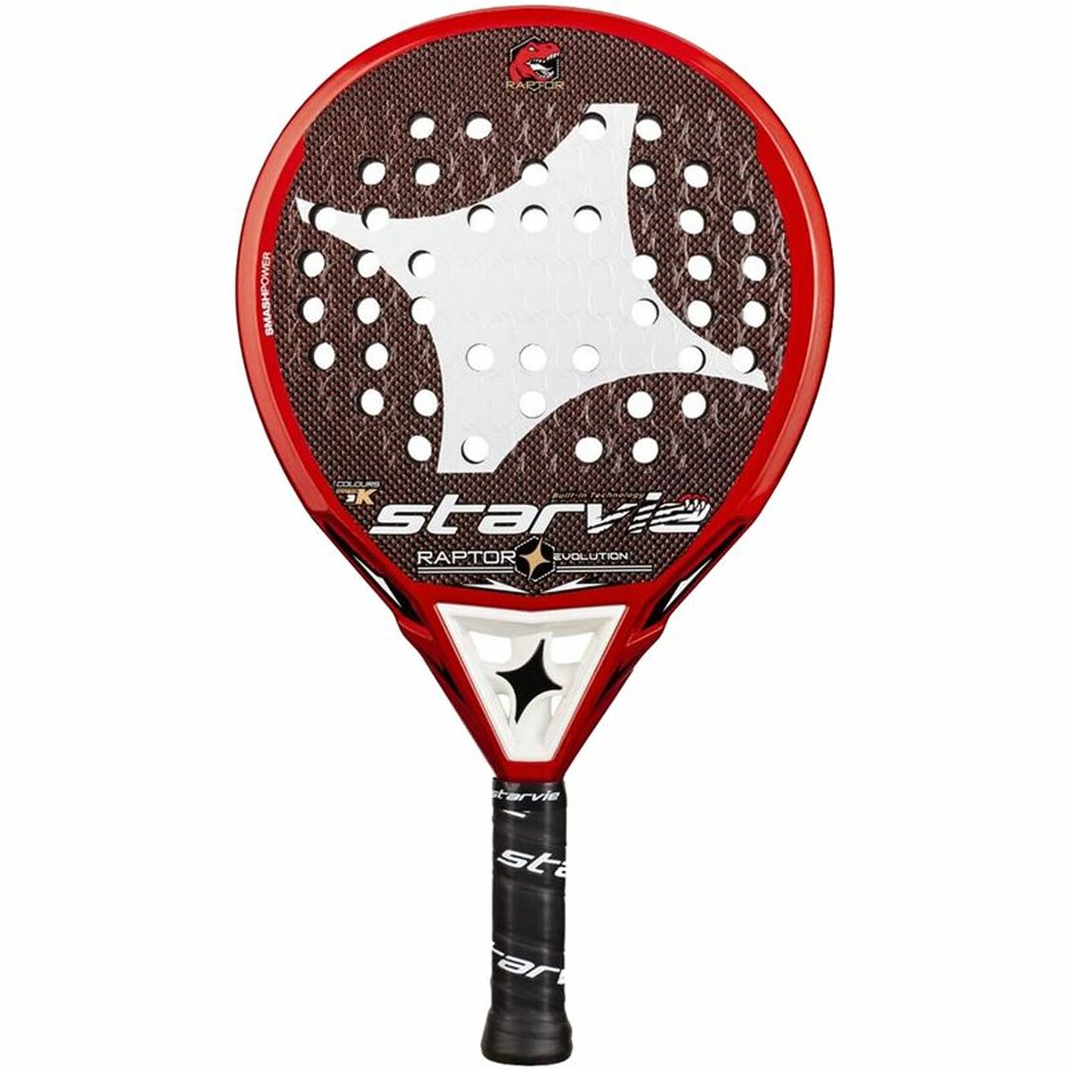 Padel Racket Starvie Raptor Red - Padelspeed - UK padel and racket sports shop (Sports and outdoors, Paddle tennis)