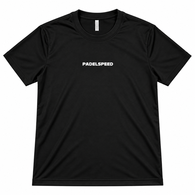 Unisex Cotton T-Shirt Padelspeed (Black)