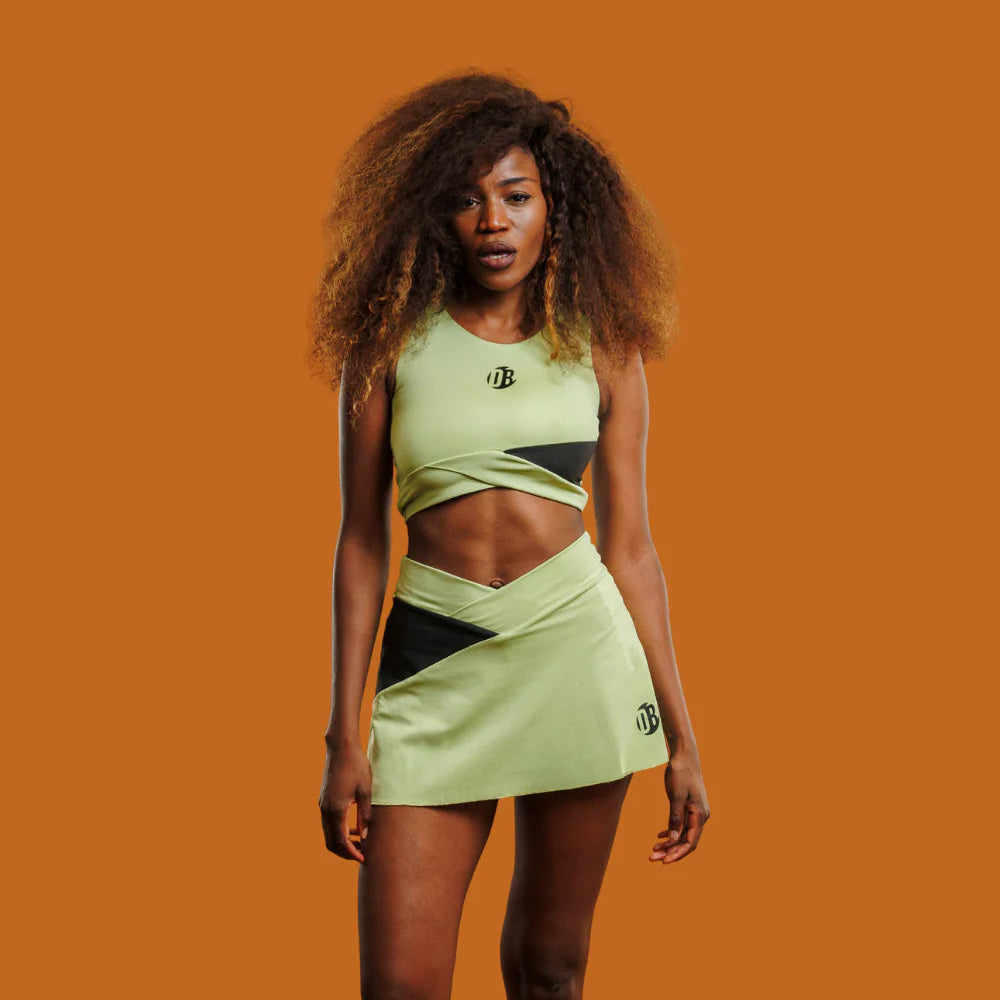 Women's Advance Skirt Drybreak Lime (2026) - Padelspeed - UK padel and racket sports shop (Sports and outdoors, Sports clothing)