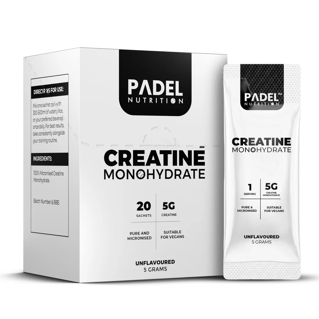 Padel Nutrition Creatine - 20 Sachet Box