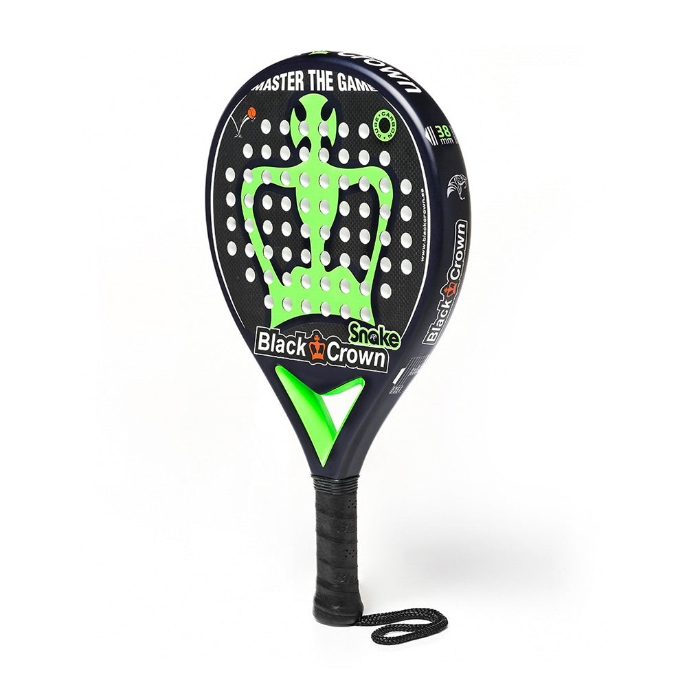 Padel Racket Black Crown Snake - Padelspeed Padel, Squash & Tennis