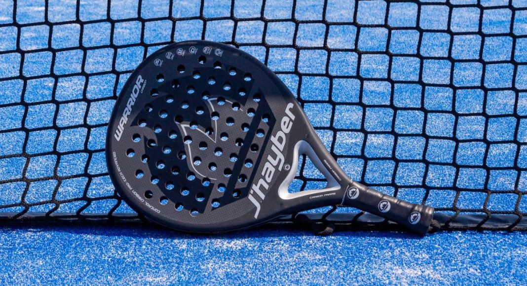 Padel Racket J'hayber Warrior Carbon Black Padel Racket