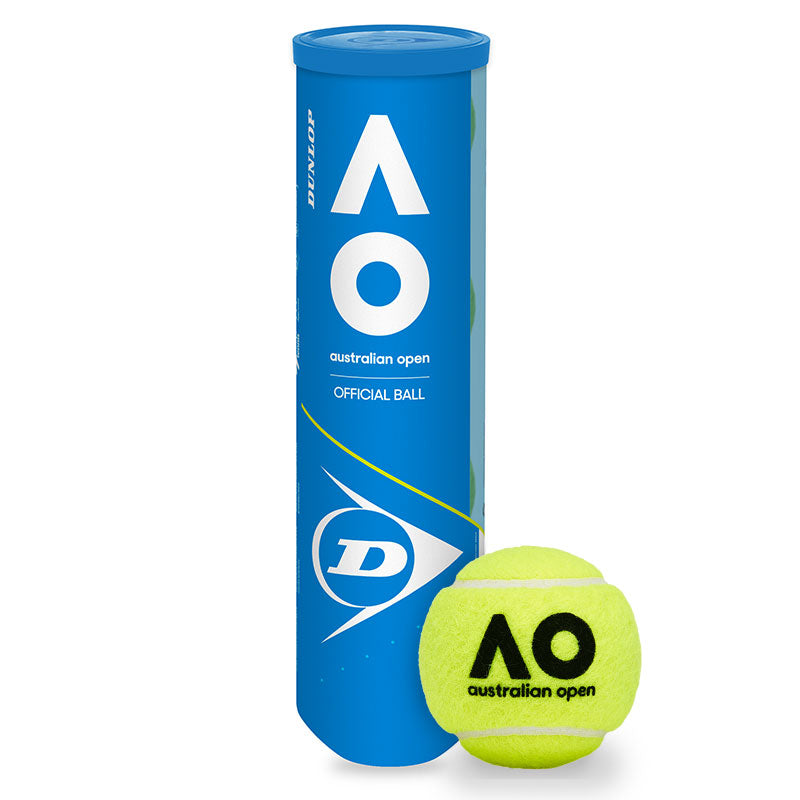 Tennis Balls Dunlop Australian Open AO (4 Ball Tube)