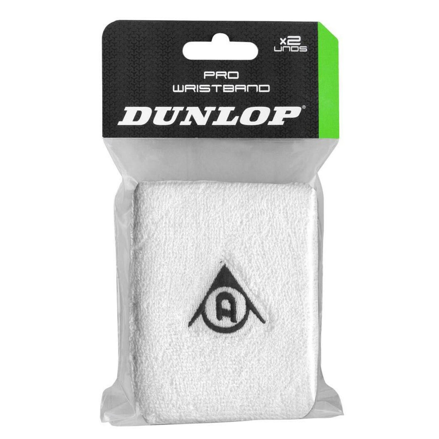 Sports Wristband Dunlop Pro Black & White (Pair) - Padelspeed - UK padel and racket sports shop (Sports and outdoors, Tennis)