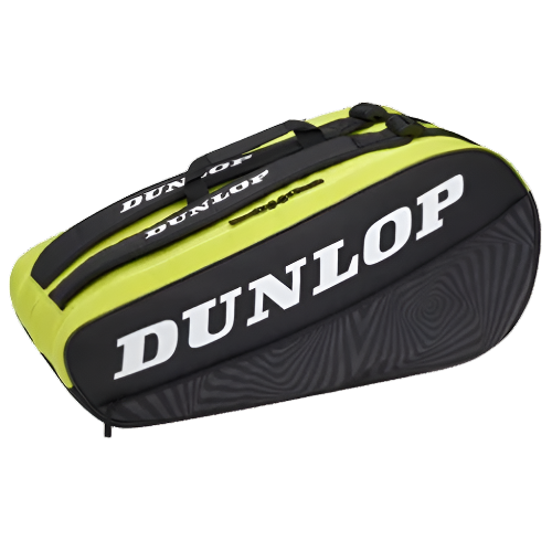 Racket Bag Dunlop SX Club (10 Racket, Yellow/Black) - Padelspeed - UK padel and racket sports shop (Sports & Outdoors)