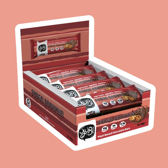 Box of 12 Protein Bars YuBi (Fudge Brownie)