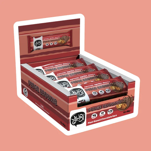 Box of 12 Protein Bars YuBi (Fudge Brownie)