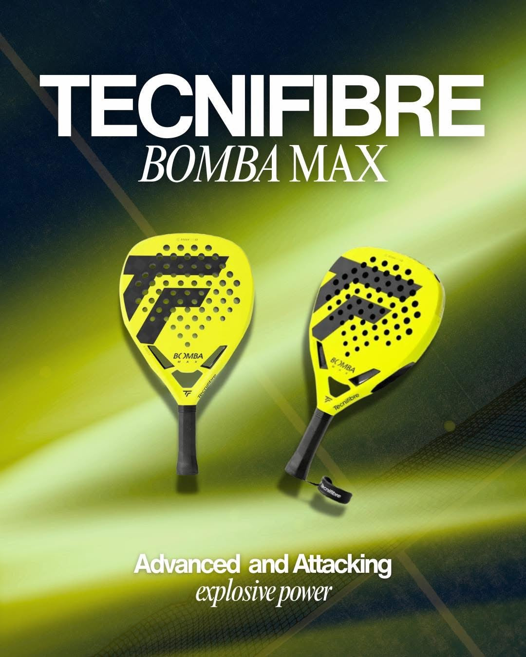Raquete de Padel Tecnifibre Bomba Max