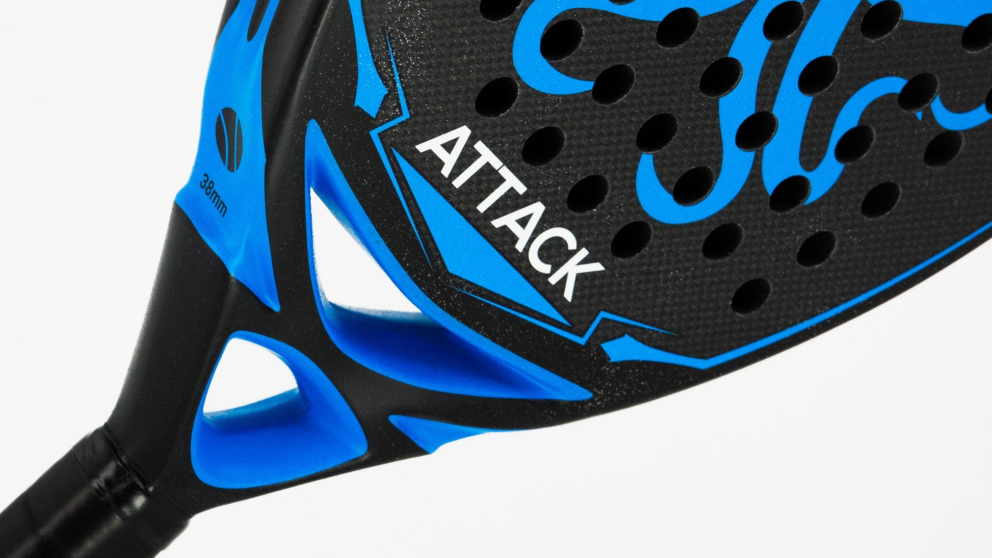 Padel Racket Octopadel Attack (Blue, Firm Feel) - Padelspeed - UK padel and racket sports shop ()