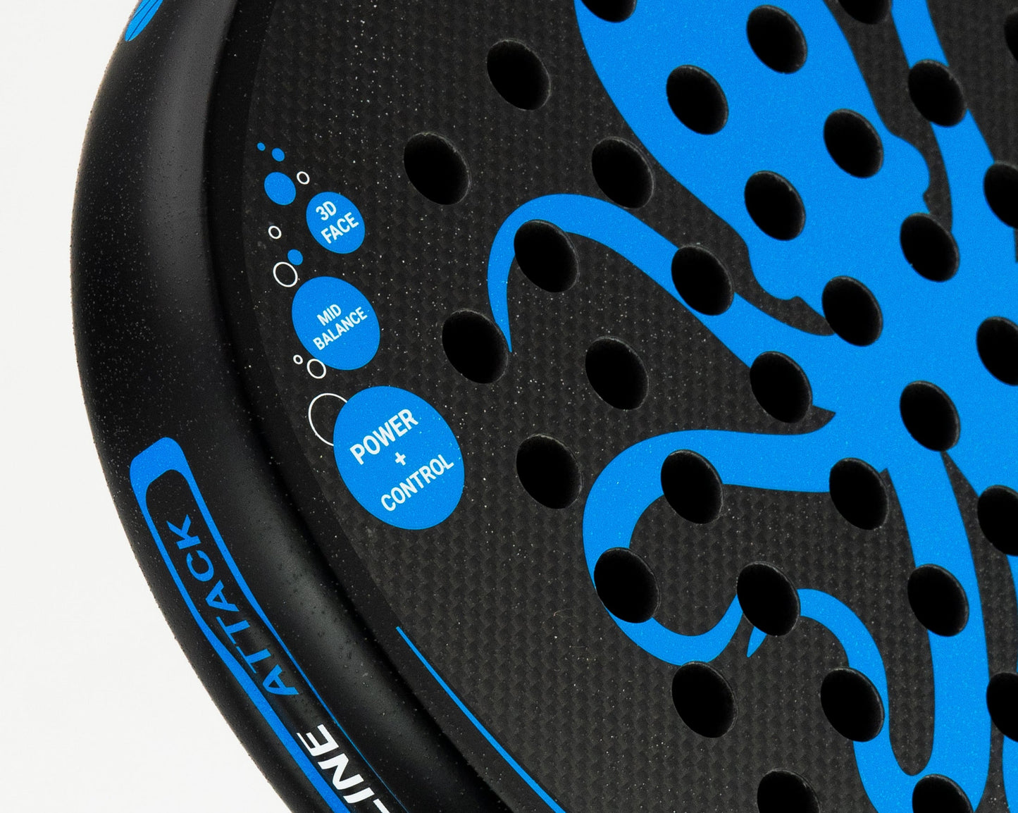 Padel Racket Octopadel Attack (Blue, Firm Feel) - Padelspeed - UK padel and racket sports shop ()