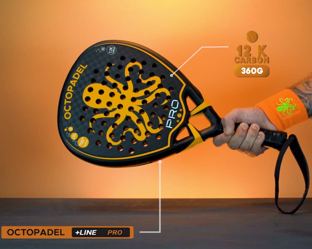 Padel Racket Octopadel Pro (Orange, Advanced) - Padelspeed - UK padel and racket sports shop ()