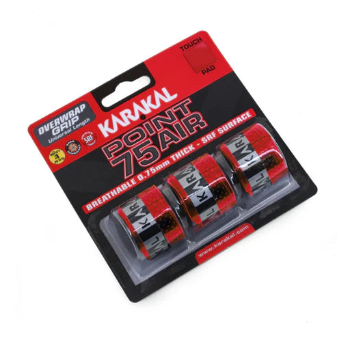 Karakal Point 75 Air Overwrap Grip (3 Pack) - Padelspeed - UK padel and racket sports shop (Sports & Outdoors)