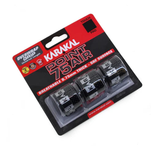 Karakal Point 75 Air Overwrap Grip (3 Pack) - Padelspeed - UK padel and racket sports shop (Sports & Outdoors)