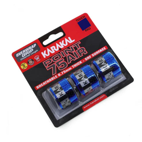 Karakal Point 75 Air Overwrap Grip (3 Pack) - Padelspeed - UK padel and racket sports shop (Sports & Outdoors)